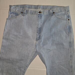 Wrangler Jeans Mens 40x30 Light Blue 13MWZGH Original Fit Made in USA